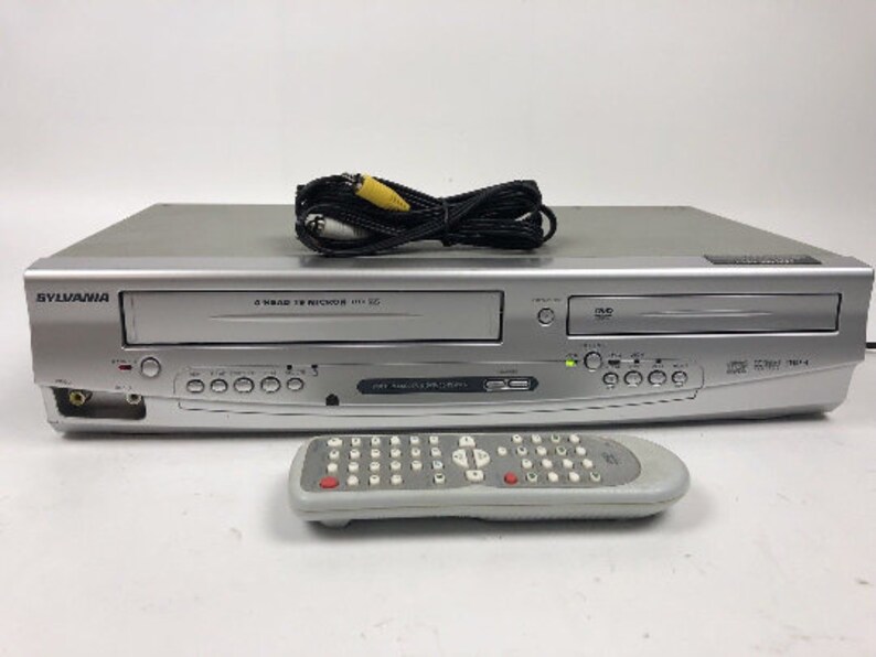 Sylvania DVC840 DVD VCR Combo Dvd Player Vhs Vcr with Remote Etsy