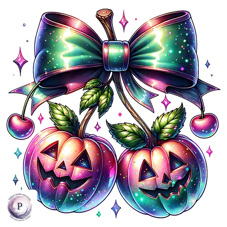 Cherries Pumpkin Png Cherry Pumpkin Season Png Fall Vibes Coquette Bow Sublimation Design Pumpkin Fall Girly Halloween Digital Download
