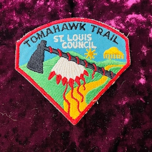 Parche del Sendero Tomahawk de la BSA de los años 50 y 60, Consejo de San Luis