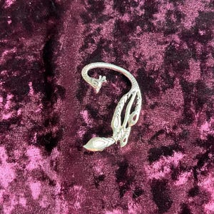 Single Peacock Earring Wrap or Cuff Y2K