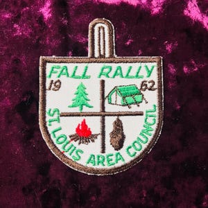 BSA Fall Rally 1962 Patch St. Louis Area Council Mint