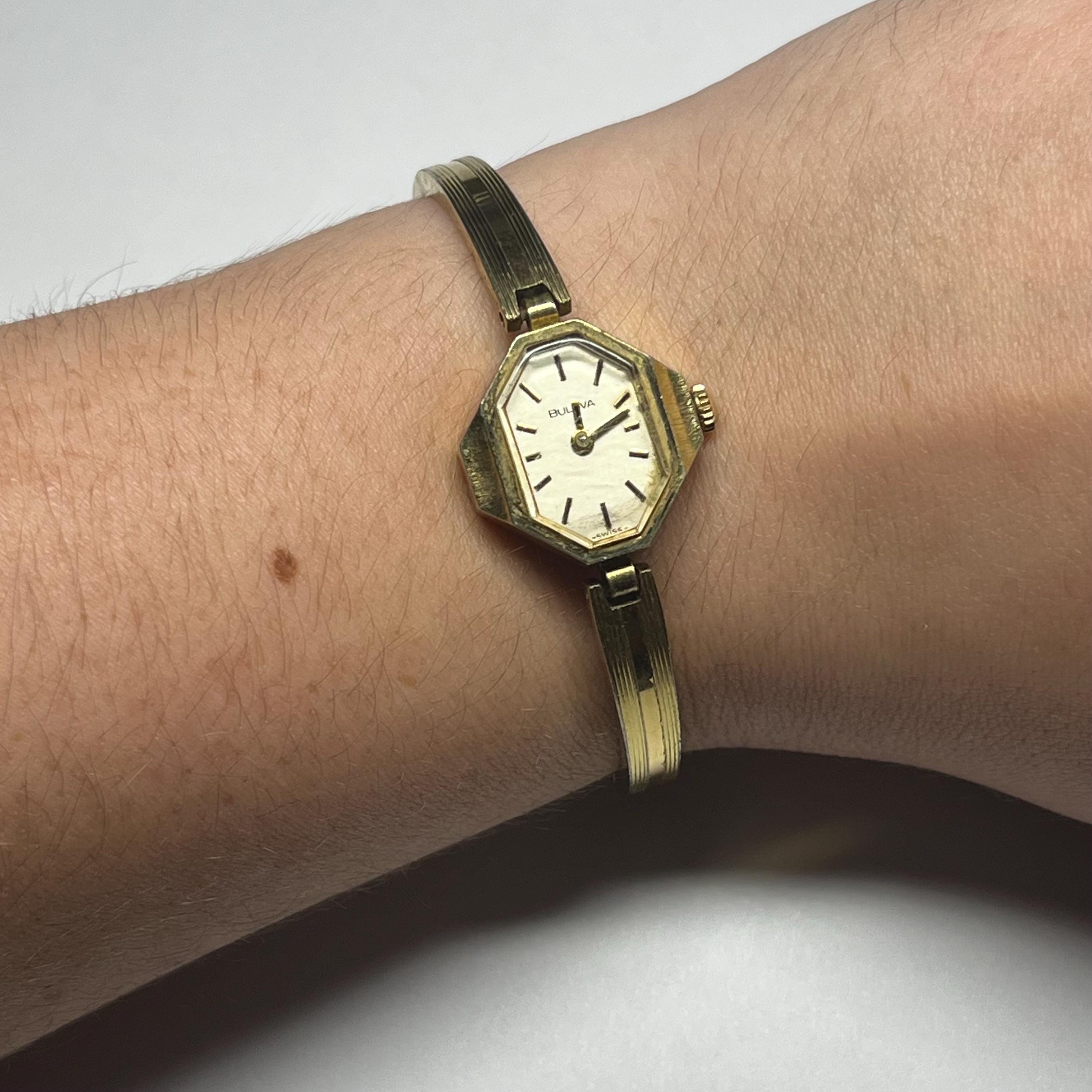 Vintage Gold Bulova Watch🤍 | eBay