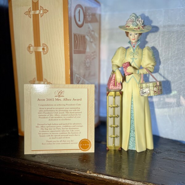 Avon Mrs Albee Figurines Etsy