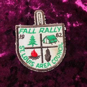 Used BSA Fall Rally 1962 Patch St. Louis Area Council