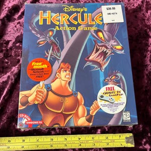 Disney’s Hercules Action Game CD-ROM 1990s Untested