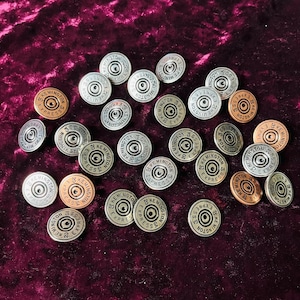 Vintage Kemington Express Copper and Silver Colored Buttons