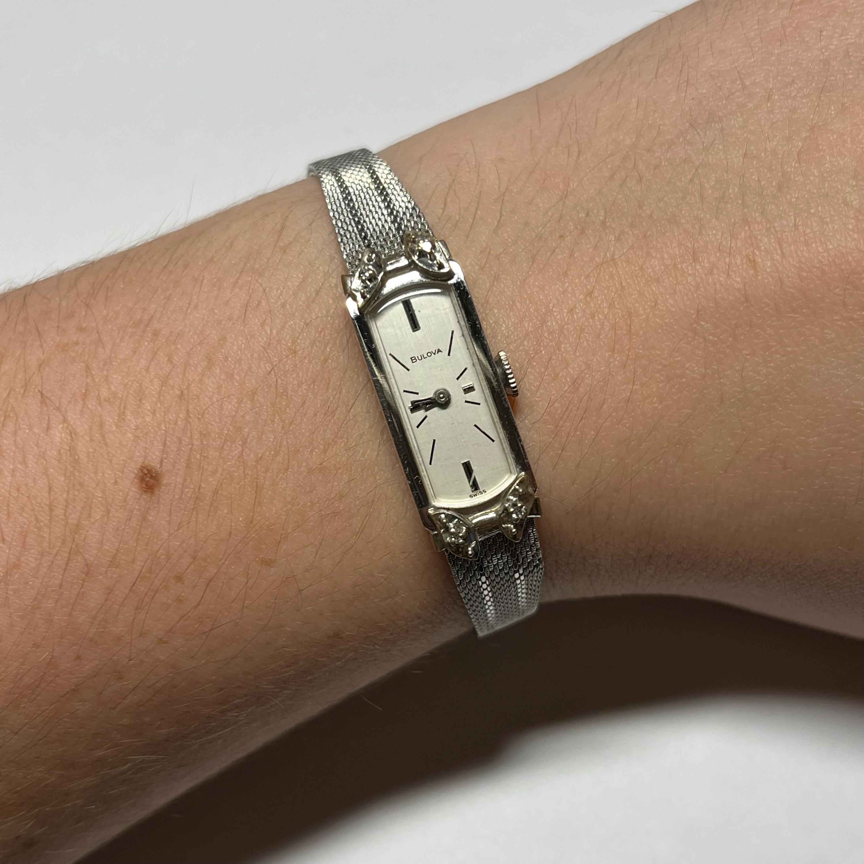 Vintage watch ladies bulova 14k gold with diamonds - Etsy 日本 Vintage watch ladies bulova 14k gold with diamonds - Etsy 日本