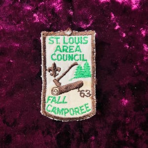 BSA 1963 Fall Camporee Patch St. Louis Area Council