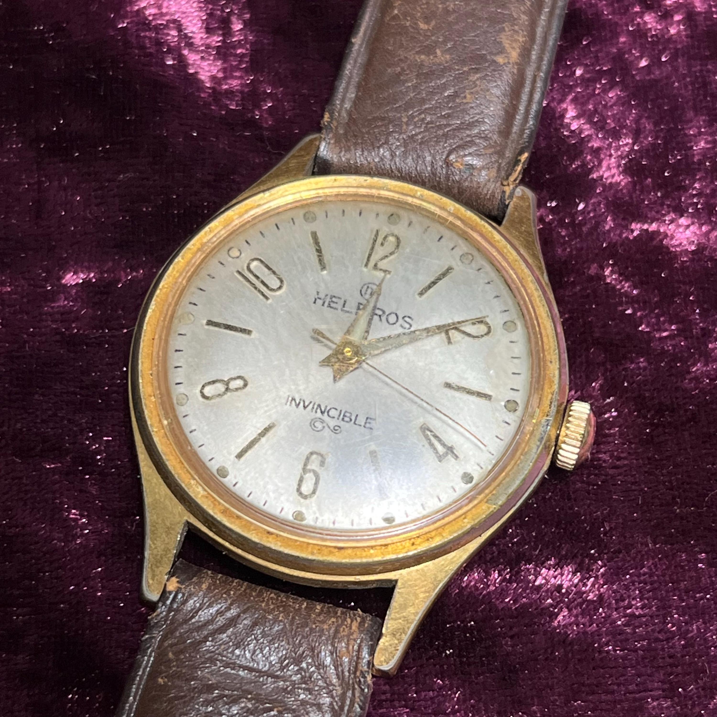 珍品　エルグロス　HELBROS 手巻き　腕時計　ビンテージ Helbros watches - Etsy 日本