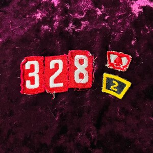 Boy Scouts Unit Number Patches 1960s Vintage