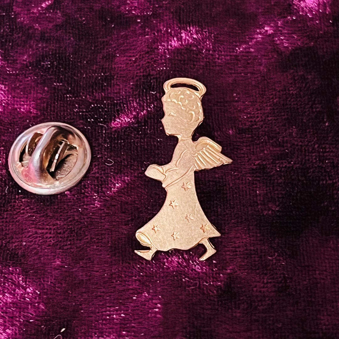 Vintage Angel Pin - Etsy