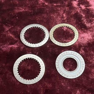 Vintage Date Dials Lot of Four
