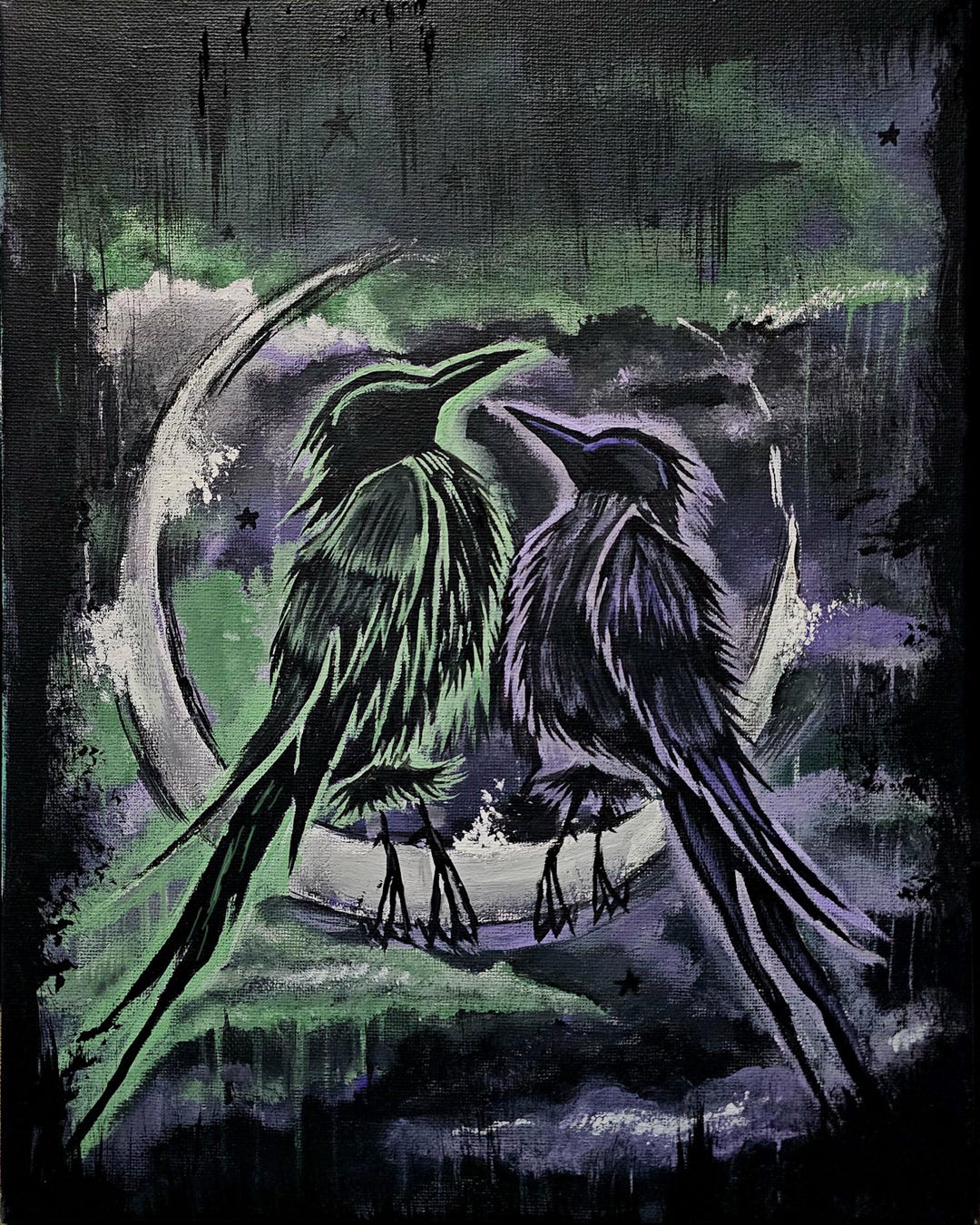 Midnight Romance Art Print - Etsy