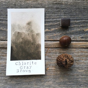 Handmade Watercolor - Chlorite Gray Brown - for Painting, Calligraphy, and Lettering
