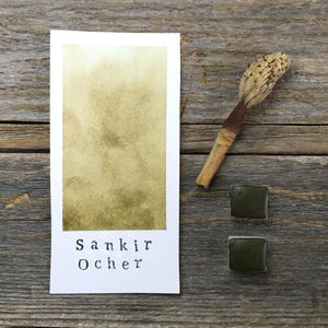 Handmade Watercolor - Sankir Ocher - for Painting, Calligraphy, and Lettering