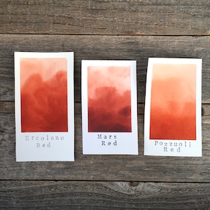 Handmade Watercolor Mars Red for Painting, Calligraphy, and Lettering image 2