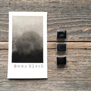 Handmade Watercolor - Bone Black - for Painting, Calligraphy, and Lettering