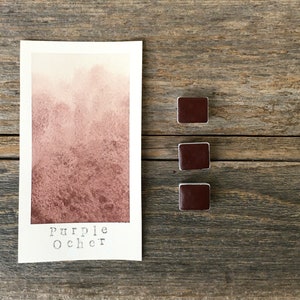 Handmade Watercolor - Purple Ocher - Watercolor - for Painting, Calligraphy, and Lettering