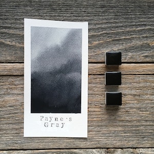 Handmade Watercolor - Payne&#39;s Gray - Convenience Color - for Painting, Calligraphy, and Lettering