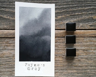Handmade Watercolor - Payne's Gray - Convenience Color - for Painting, Calligraphy, and Lettering