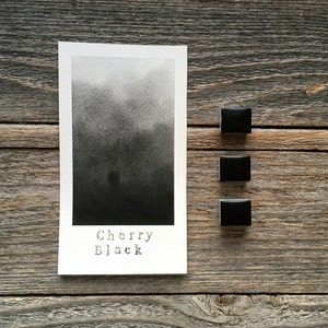 Handmade Watercolor - Cherry Black - for Painting, Calligraphy, and Lettering