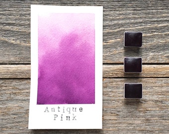 Handmade Watercolor - Antique Pink - for Painting, Calligraphy, and Lettering