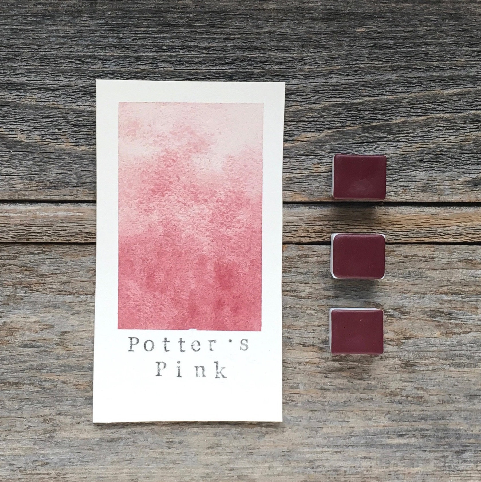 Handmade Watercolor - Potter's Pink - for Painting, Calligraphy, and Lettering