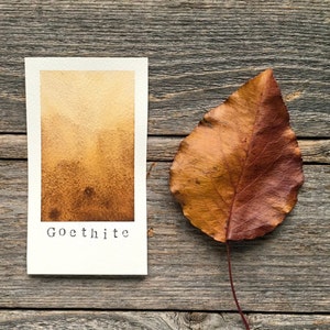 Handmade Watercolor - Goethite - Mineral Watercolor - for Painting, Calligraphy, and Lettering