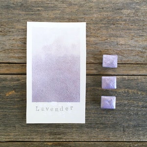 Handmade Watercolor with Sparkles - Lavender - Non-Toxic - for Painting, Calligraphy, and Lettering