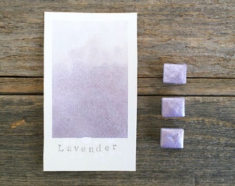 Handmade Watercolor with Sparkles - Lavender - Non-Toxic - for Painting, Calligraphy, and Lettering