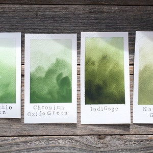 Handmade Watercolor Pistachio Green Opaque Green Watercolor for Painting, Calligraphy, and Lettering image 4