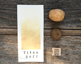 Ręcznie robiona akwarela - Titan Buff - ciepły beż - do malowania, kaligrafii i liternictwa