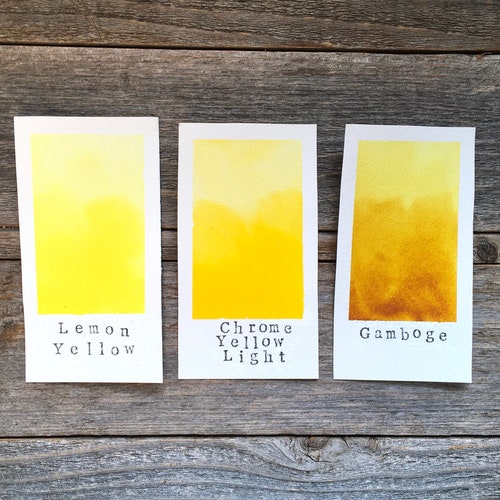 John Sargent's Set - 16 Color Set - shops Handmade Watercolors - Vermillion, Gamboge, Ultramarine, Viridian, Red Lake, Rose Madder, Black