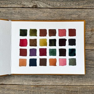 Handgemaakte aquarel - meekrap rozen - voor schilderen, kalligrafie en belettering afbeelding 10