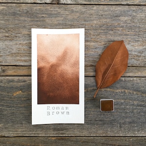 Handmade Watercolor - Roman Brown (Limited Edition) - for Painting, Calligraphy, and Lettering