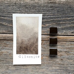 Handmade Watercolor - Gilsonite - Brown - for Painting, Calligraphy, and Lettering