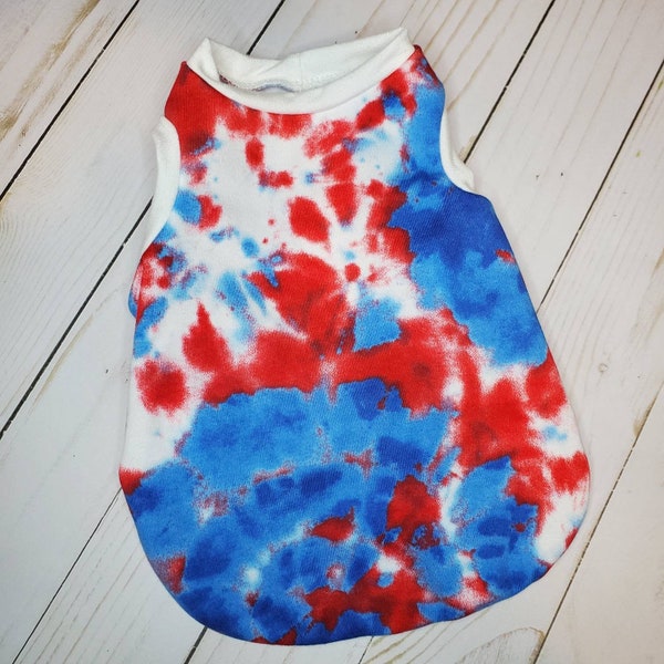 4th of July Tye-Dye Dog Tee