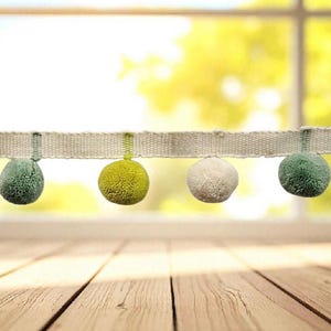 2cm / 0.78&quot; Pom pom trim multi color, Fabric Sewing Accessories Pompom Trim Pom Pom Decoration Tassel Ball Fringe Ribbon Ribbon Ball Fringe