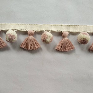 tassel and trims, tassel trim, pom pom trim, trims by the yard, lace, trim, Indian trim, home decor, trimming, pom poms, tassel, trimmings