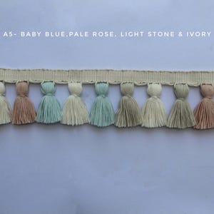 tassel trim by the yard, tassel trim, tassel trim fringe, tassel trim for pillows, fringe trim by the yard, lampshade trim by the yard