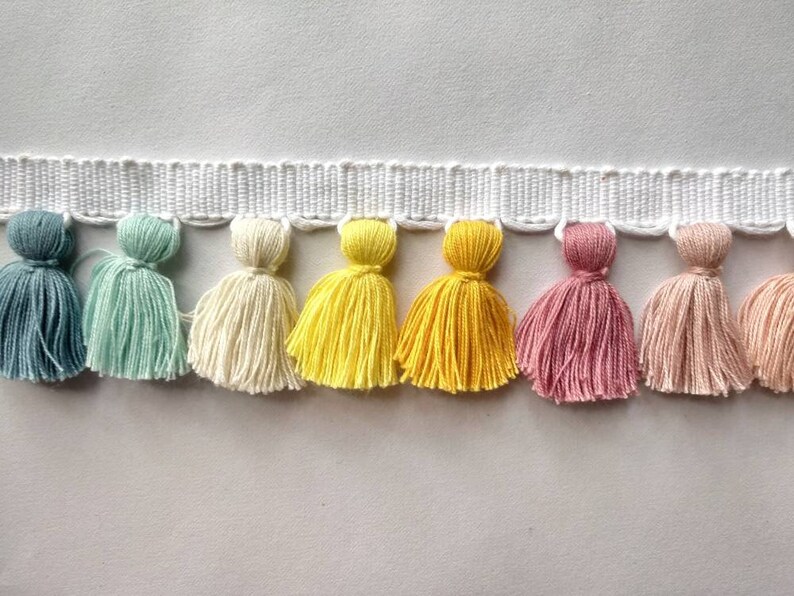 Multi Colored Tassel Trim Tassel Trim Trims by the Yard Etsy