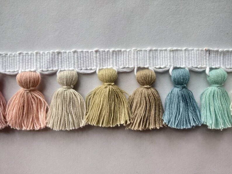 Multi Colored Tassel Trim Tassel Trim Trims by the Yard Etsy