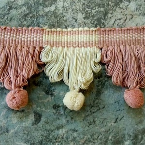 Bordo in cotone con pompon