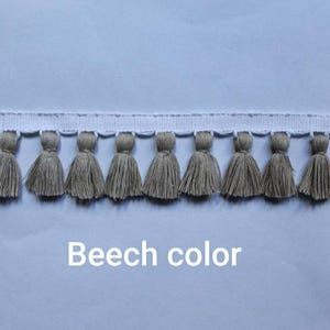 tassel trim by the yard, tassel trim, tassel trim fringe, tassel trim for pillows, fringe trim by the yard, lampshade trim by the yard