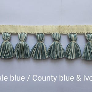 Tassel trim, tassel fringe trim, tassel trim by the yard, tassel trimming, fringe trim, trim for curtains, trimmings, tassels, tassel