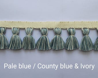 タッセルトリム、タッセルフリンジトリム、1ヤードあたりのタッセルトリム、タッセルトリミング、フリンジトリム、カーテン用トリム、トリミング、タッセル、タッセル