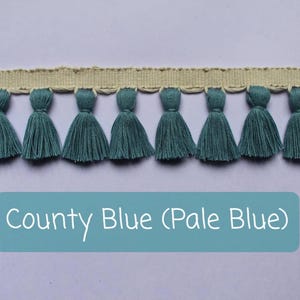 Tassel trim, tassel fringe trim, tassel trim by the yard, tassel trimming, fringe trim, trim for curtains, trimmings, tassels, tassel