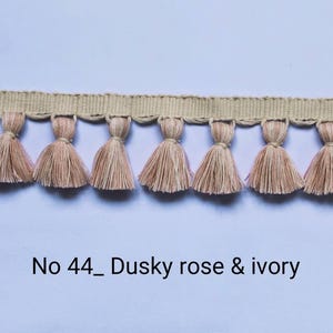Trim for cushions, trim for curtains, trim for dress, fringe trim, trim for fabric, tassel trim, tassel trim by the yard, tassel fringe
