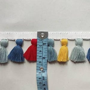 Home decore, trim for lampshades, Tassel fringe trim, tassel trim, tassel trim by the yard, tassel fringe, trim for cushions