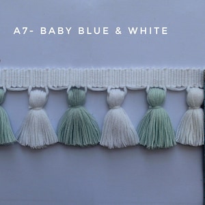 tassel trim by the yard, tassel trim, tassel trim fringe, tassel trim for pillows, fringe trim by the yard, lampshade trim by the yard
